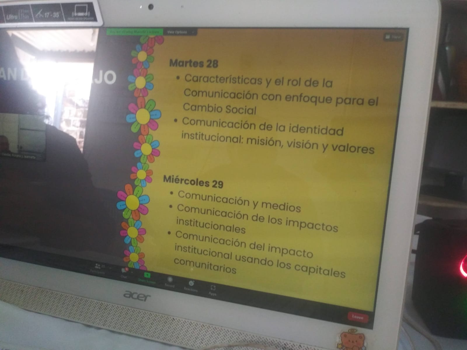 Capacitación virtual con el Fortalecimiento Institucional en Comunicación Estratégica (FICE)